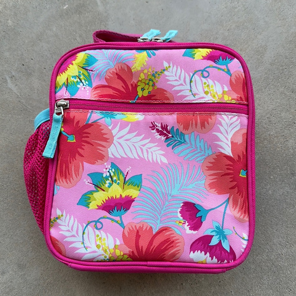 Pottery Barn Kids floral lunchbox